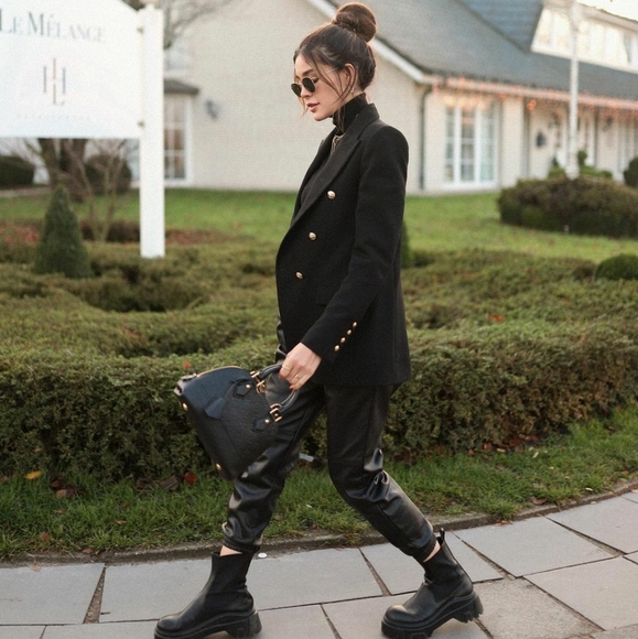 HOST PICK🎉NWT ZARA Faux Leather SLOUCHY Pants - Picture 11 of 16